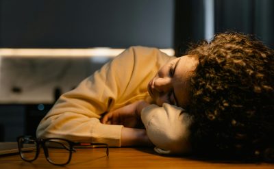person feeling tired due to low vitamin d